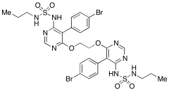 O-Desbromo-pyrimidinyl O-[6-N-(N'-propyl)sulfamido-5-(4-bromophenyl)pyrimidin-4-yl] Macite