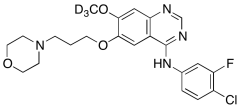3-Deschloro-4-desfluoro-4-chloro-3-fluoro Gefitinib-d3