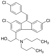 2,7-Dichloro-9-[(4-chlorophenyl)methylene]-&beta;-(dibutylamino)-9H-fluorene-4-ethanol