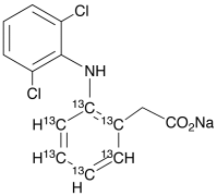 Diclofenac-13C6 Sodium Salt (may contain up to 3% unlabelled)