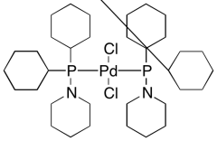 Dichlorobis[1-?(dicyclohexylphosphi?no-?&kappa;P)?piperidine]?-palladium