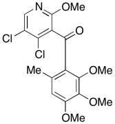 (4,5-Dichloro-2-methoxy-3-pyridinyl)(2,3,4-trimethoxy-6-methylphenyl)methanone
