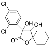 3-(2,4-Dichlorophenyl)-3,4-dihydroxy-1-oxaspiro[4.5]decan-2-one