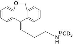 N-Desmethyl Doxepin-13C, d3 Hydrochloride