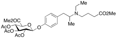 O-Desmethyl Mebeverine Acid Methyl Ester O-&beta;-D-Glucuronide Methyl Ester Triacetat