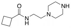 N-[2-(Piperazin-1-yl)ethyl]cyclobutanecarboxamide
