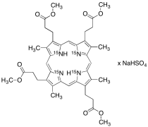 1-Desmethyl-2-desethylcarboxylic Acid 1-Methyl-2-ethylcarboxylic Coproporphyrin III-15N4 S