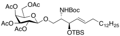 Destearaldehyde-O-tert-butyldimethylsilyl-N-tert-butyloxycarbonyl &beta;-Galactosyl-C1