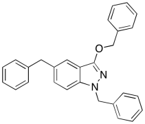 1,5-Dibenzyl-3-(benzyloxy)-1H-indazole