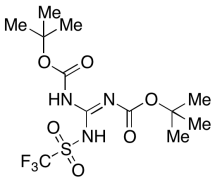 1,3-Di-Boc-2-(trifluoromethylsulfonyl)guanidine (~90%)