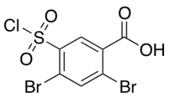 2,4-dibromo-5-(chlorosulfonyl)benzoic acid