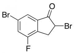 2,6-Dibromo-4-fluoro-2,3-dihydro-1H-inden-1-one
