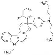 N,N-Dibutyl-4-(7-ethyl-3-(2-fluorophenyl)-3,7-dihydropyrano[2,3-c]carbazol-3-yl)benzenamin