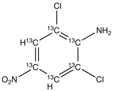 2,?6-?Dichloro-?4-?nitroaniline-13C6 (Dichloran-13C6)