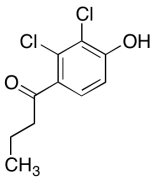 1-?(2,?3-?Dichloro-?4-?hydroxyphenyl)?butan-?1-?one