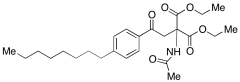 Diethyl 2-Acetamido-2-[2-(4-octylphenyl)-2-oxo-ethyl]malonate