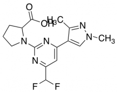 1-[4-(Difluoromethyl)-6-(1,3-dimethyl-1H-pyrazol-4-yl)pyrimidin-2-yl]proline