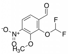 2-(Difluoromethoxy)-3-methoxy-4-nitrobenzaldehyde