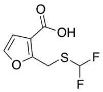 2-{[(Difluoromethyl)sulfanyl]methyl}furan-3-carboxylic Acid