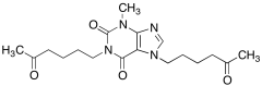 3,7-Dihydro-3-methyl-1,7-bis(5-oxohexyl)-1H-purine-2,6-dione