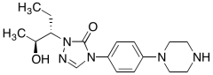 2,4-Dihydro-2-[(1S,2S)-1-ethyl-2-hydroxypropyl]-4[4-(1-piperazinyl)phenyl]-3H-1,2,4-triazo