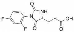3-[1-(2,4-Difluorophenyl)-2,5-dioxoimidazolidin-4-yl]propanoic Acid