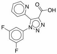 1-(3,5-difluorophenyl)-5-pyridin-2-yl-1H-1,2,3-triazole-4-carboxylic acid