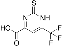 1,?2-?Dihydro-?2-?thioxo-?6-?(trifluoromethyl)?-4-?pyrimidinecarboxylic Aci