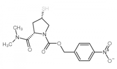 (2S,4S)-2-(Dimethylaminocarbonyl)-4-mercapto-1-(p-nitrobenzyloxycarbonyl)-1-pyrrolidine