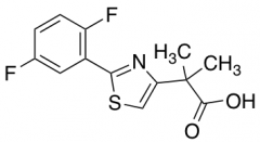 2-[2-(2,5-Difluorophenyl)-1,3-thiazol-4-yl]-2-methylpropanoic Acid
