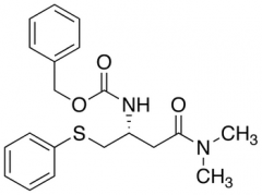 N-[(1R)-3-(Dimethylamino)-3-oxo-1-[(phenylthio)methyl]propyl]carbamic Acid Phenylmethyl Es