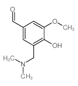 3-[(Dimethylamino)methyl]-4-hydroxy-5-methoxybenzenecarbaldehyde