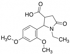 2-(2,4-Dimethoxyphenyl)-1-Ethyl-5-Oxo-3-Pyrrolidinecarboxylic Acid
