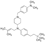 1-[[4-(Dimethylamino)phenyl]methyl]-N-[4-(3,3-dimethylbutyl)phenyl]-N-(3-methyl-2-buten-1-