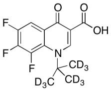 1-(1,1-Dimethylethyl)-6,7,8-trifluoro-1,4-dihydro-4-oxo-3-quinolinecarboxylic Acid-d9
