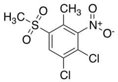 1,2-Dichloro-4-methyl-5-(methylsulfonyl)-3-nitrobenzene