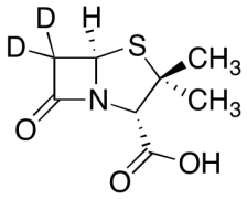 (2S-cis)-3,3-Dimethyl-7-oxo-4-thia-1-azabicyclo[3.2.0]heptane-6,6-d2-2-carboxylic Acid