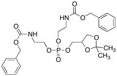 (2,2-Dimethyl-1,3-dioxolan-4-yl)methyl Dibenzyl Carbamate Phosphate