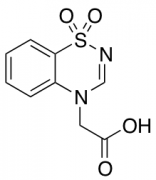 2-(1,1-Dioxo-4H-1,2,4-benzothiadiazin-4-yl)acetic Acid