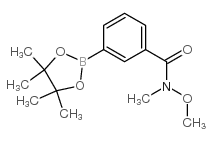 3-(N,O-Dimethylhydroxylaminocarbonyl)phenylboronic acid, pinacol ester