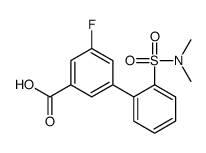 3-(2-N,N-Dimethylsulfamoylphenyl)-5-fluorobenzoic acid