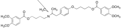4-((1-(4-(4-((3,4-Dimethoxybenzoyl)oxy)butoxy)phenyl)propan-2-yl)(ethyl)amino)butyl 3,4-Di