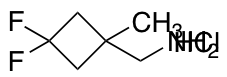 (3,3-Difluoro-1-methylcyclobutyl)methanamine hydrochloride