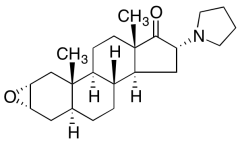 2&alpha;,3&alpha;-Epoxy-16&alpha;-(1-pyrrolidinyl)-5&alpha;-androstan-17-o