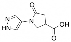 5-Oxo-1-(1H-pyrazol-4-yl)pyrrolidine-3-carboxylic Acid