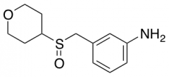 3-[(oxane-4-sulfinyl)methyl]aniline