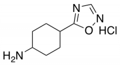 4-(1,2,4-oxadiazol-5-yl)cyclohexan-1-amine hydrochloride