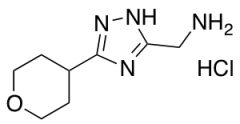 [5-(oxan-4-yl)-4H-1,2,4-triazol-3-yl]methanamine Hydrochloride