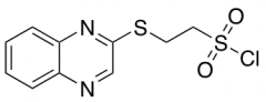 2-(quinoxalin-2-ylsulfanyl)ethane-1-sulfonyl chloride