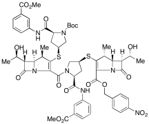 Ertapenem Dimer ?N-tert-Butyloxycarbonyl p-Nitrobenzyl Dimethyl Ester
